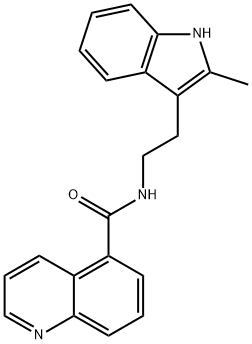 5-Quinolinecarboxamide,N-[2-(2-methyl-1H-indol-3-yl)ethyl]-(9CI) 구조식 이미지