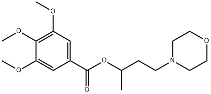 1-Methyl-3-morpholinopropyl=3,4,5-trimethoxybenzoate Structure