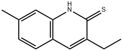 2(1H)-Quinolinethione,3-ethyl-7-methyl-(9CI) Structure
