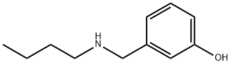 3-[(butylamino)methyl]phenol 구조식 이미지