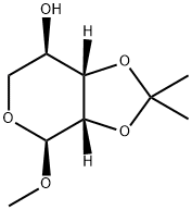 Methyl 2,3-O-(1-Methylethylidene)-α-D-lyxopyranoside Structure