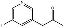 2-Propanone,1-(5-fluoro-3-pyridinyl)-(9CI) 구조식 이미지