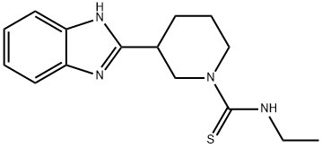 1-Piperidinecarbothioamide,3-(1H-benzimidazol-2-yl)-N-ethyl-(9CI) Structure