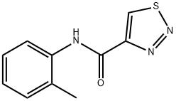 1,2,3-Thiadiazole-4-carboxamide,N-(2-methylphenyl)-(9CI) Structure