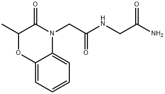 4H-1,4-Benzoxazine-4-acetamide,N-(2-amino-2-oxoethyl)-2,3-dihydro-2-methyl-3-oxo-(9CI) Structure