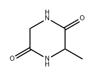 2,5-Piperazinedione,3-methyl-(9CI) 구조식 이미지