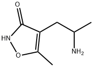 3(2H)-Isoxazolone,4-(2-aminopropyl)-5-methyl-(9CI) 구조식 이미지