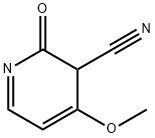 3-Pyridinecarbonitrile,2,3-dihydro-4-methoxy-2-oxo-(9CI) 구조식 이미지