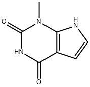 1H-Pyrrolo[2,3-d]pyrimidine-2,4(3H,7H)-dione,1-methyl-(9CI) 구조식 이미지