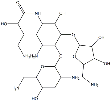 5''-amino-3',5''-dideoxybutirosin A Structure