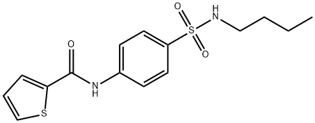 2-Thiophenecarboxamide,N-[4-[(butylamino)sulfonyl]phenyl]-(9CI) 구조식 이미지