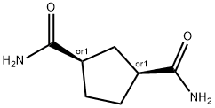 1,3-Cyclopentanedicarboxamide,(1R,3S)-rel-(9CI) Structure