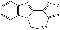 1,2,5-Oxadiazol-3-amine,4-(3-ethyl-3H-imidazo[4,5-c]pyridin-2-yl)-(9CI) Structure