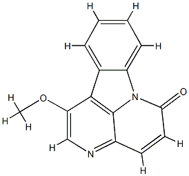 1-Methoxycanthinone 구조식 이미지