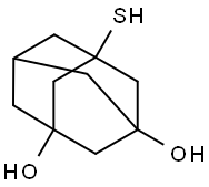 Tricyclo[3.3.1.13,7]decane-1,3-diol, 5-mercapto- (9CI) Structure