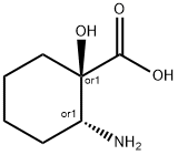 Cyclohexanecarboxylic acid, 2-amino-1-hydroxy-, (1R,2R)-rel- (9CI) 구조식 이미지
