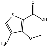 2-Thiophenecarboxylicacid,4-amino-3-methoxy-(9CI) 구조식 이미지