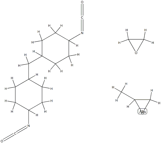 Oxirane, methyl-, polymer with 1,1-methylenebis4-isocyanatocyclohexane and oxirane Structure