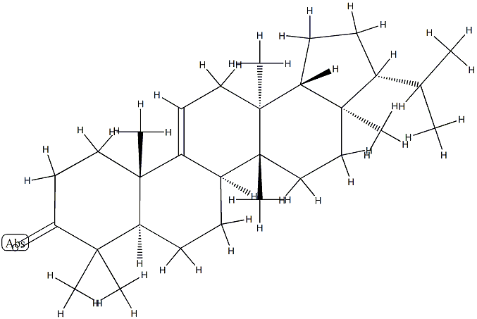 D:C-Friedo-B':A'-neogammacer-9(11)-en-3-one 구조식 이미지