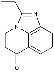 6H-Imidazo[4,5,1-ij]quinolin-6-one,2-ethyl-4,5-dihydro-(9CI) 구조식 이미지