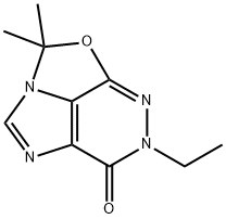 3H-4-Oxa-1,2a,5,6-tetraazacyclopent[cd]inden-7(6H)-one,6-ethyl-3,3-dimethyl-(9CI) Structure