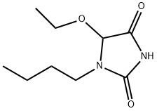 2,4-이미다졸리딘디온,1-부틸-5-에톡시-(9CI) 구조식 이미지