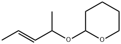 2H-Pyran,tetrahydro-2-[[(2E)-1-methyl-2-butenyl]oxy]-(9CI) 구조식 이미지
