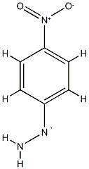 하이드라질,1-(4-니트로페닐)-(9CI) 구조식 이미지