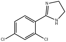 1H-IMidazole, 2-(2,4-dichlorophenyl)-4,5-dihydro- Structure