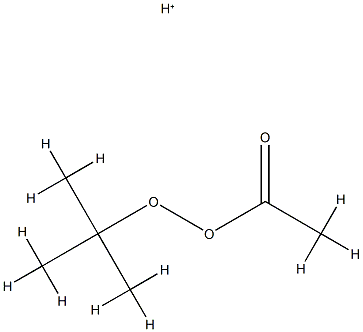 에탄퍼옥소산,1,1-디메틸에틸에스테르,공액모노산(9CI) 구조식 이미지