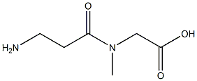 N-β-알라닐-N-메틸글리신 구조식 이미지