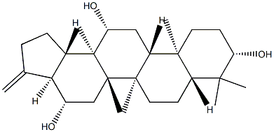 29,30-Dinor-A'-neogammacer-21-ene-3β,12β,16β-triol Structure