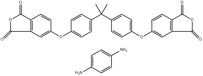 1,3-이소벤조푸란디온,5,5-(1-메틸에틸리덴)비스(4,1-페닐렌옥시)비스-,1,4-벤젠디아민중합체 구조식 이미지