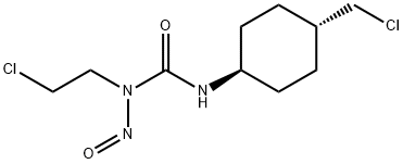 1-(2-Chloroethyl)-3-(4β-chloromethylcyclohexan-1α-yl)-1-nitrosourea 구조식 이미지