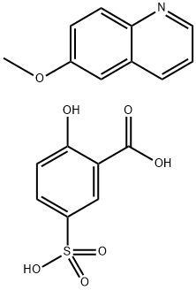 5-sulphosalicylic acid, compound with 6-methoxyquinoline Structure