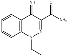 3-Cinnolinecarboxamide,1-ethyl-1,4-dihydro-4-imino-(9CI) 구조식 이미지