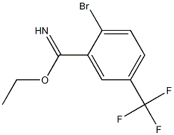 ethyl 2-bromo-5-(trifluoromethyl)benzimidate Structure