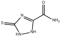 1H-1,2,4-Triazole-3-carboxamide,4,5-dihydro-5-thioxo-(9CI) Structure