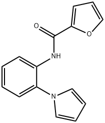 2-Furancarboxamide,N-[2-(1H-pyrrol-1-yl)phenyl]-(9CI) Structure