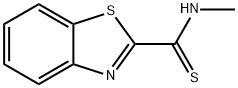 2-Benzothiazolecarbothioamide,N-methyl-(9CI) Structure