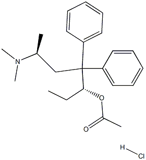 beta-D-Acetylmethadol hydrochloride Structure