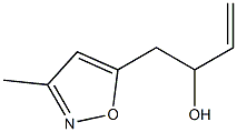 5-Isoxazoleethanol,-alpha--ethenyl-3-methyl-(9CI) 구조식 이미지