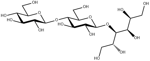 O-beta-D-Glucopyranosyl-(1-4)-O-beta-D-glucopyranosyl-(1-4)-D-glucitol Structure