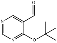 5-Pyrimidinecarboxaldehyde,4-(1,1-dimethylethoxy)-(9CI) 구조식 이미지