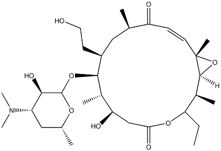 Rosamicin 20-alcohol Structure