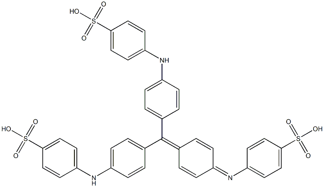 AnilineBlueAlcoholSolubleC.I.42775 Structure