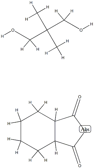 1,3-이소벤조푸란디온,헥사히드로-,2,2-디메틸-1,3-프로판디올중합체 구조식 이미지