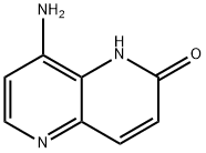 1,5-Naphthyridin-2(1H)-one,8-amino-(9CI) Structure