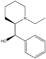 2-Piperidinemethanol,1-ethyl-alpha-phenyl-,(alphaR,2R)-rel-(9CI) Structure