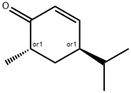 2-Cyclohexen-1-one,6-methyl-4-(1-methylethyl)-,(4R,6S)-rel-(9CI) 구조식 이미지